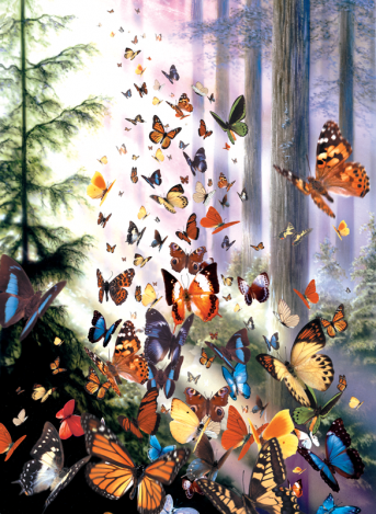 Пазл Anatolian "Бабочки в лесу" 1000 деталей