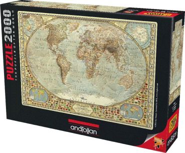 Пазл Anatolian "Карта мира" 2000 деталей