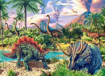 Пазл Castorland "Динозавры" 120 деталей