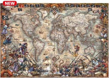 Пазл Educa "Пиратская карта" 2000 деталей