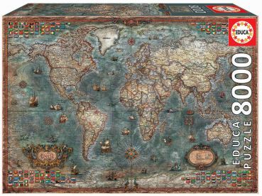Пазл Educa "Историческая карта мира" 8000 деталей