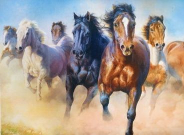 Пазл Trefl "Скачущее стадо лошадей" 2000 деталей