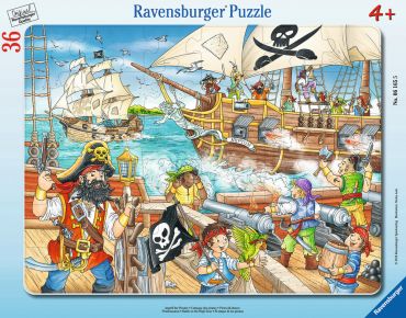 Пазл Ravensburger "Атака пиратов" 36 деталей