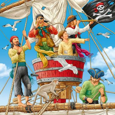 Пазл Ravensburger "Пираты. Приключения в открытом море" 3х49 деталей