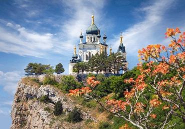 Пазл Castorland "Храм в Форосе, Крым" 500 деталей