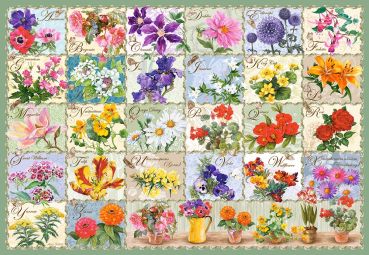 Пазл Castorland "Цветы. Коллаж" 1000 деталей