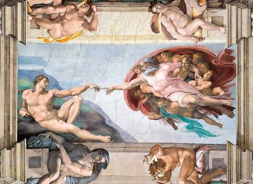 Пазл Clementoni "Микеланджело. Сотворение Адама" 1000 деталей