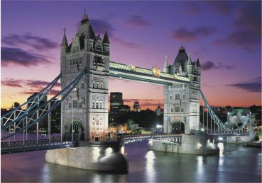 Пазл "Тауэрский Мост" Лондон с неоновым свечением 1000 деталей