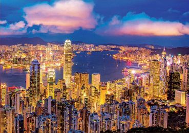 Пазл Educa "Гонконг" с неоновым свечением 1000 деталей