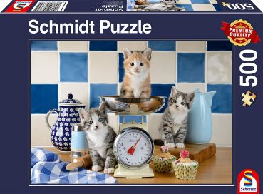 Пазл Schmidt "Котята на кухне" 500 деталей