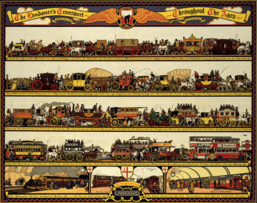 Пазл Pomegranate "Ричард Купер: Лондонский транспорт за столетие" 1000 деталей