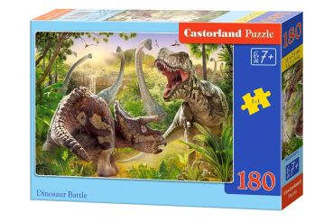 Пазл Castor Land "Битва динозавров" 180 дет.