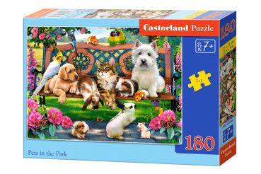 Пазл Castor Land "Домашние животные в парке" 180 дет.