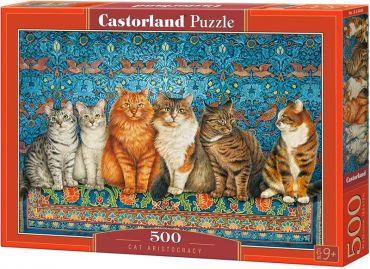 Пазл Castorland "Коты-аристократы" 500 деталей
