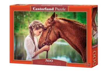 Пазл Castorland "Девушка и лошадь" 500 деталей