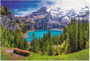 Пазл Trefl "Озеро Эшинен, Альпы, Швейцария" 1500 деталей