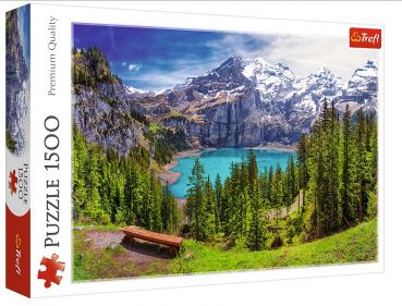 Пазл Trefl "Озеро Эшинен, Альпы, Швейцария" 1500 деталей
