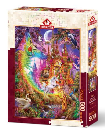 Пазл Art Puzzle "Радужный замок" 500 деталей