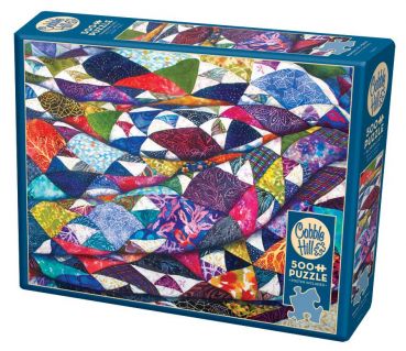 Пазл Cobble Hill "Разноцветные одеяла" 500 деталей