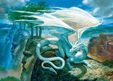 Пазл Cobble Hill "Белый дракон" 500 деталей