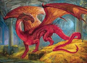 Пазл Cobble Hill "Сокровища красного дракона" 1000 деталей