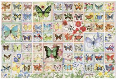 Пазл Cobble Hill "Бабочки и цветы" 2000 деталей