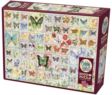 Пазл Cobble Hill "Бабочки и цветы" 2000 деталей