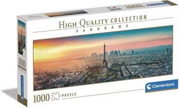 Пазл-панорама Clementoni "Рассвет в Париже" 1000 деталей
