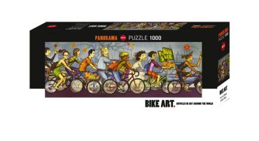 Пазл-панорама "Велосипедисты" 1000 деталей