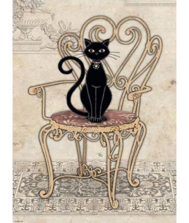 Пазл "Кошка на стуле" Jane Crowther 1000 деталей